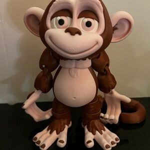 Flexi Monkey Hanging by 3D print
